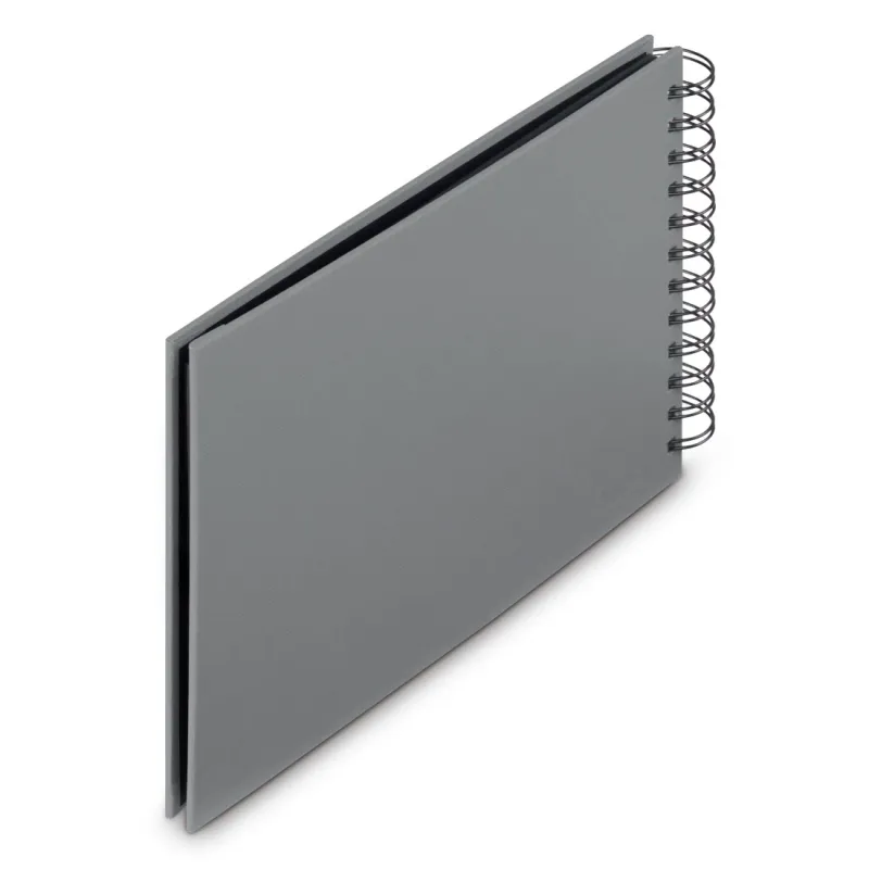 Hama Hama Spiral-Album "Fine Art", 24x17 cm, 50 schwarze Seiten, Steingrau – Produktbild 2 von 5