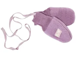 Pickapooh Pickapooh Baby und Kinder Fäustlinge Bio-Schurwolle Fleece altrose Gr. 1 (bis 9 Monate) – Produktbild 1 von 1