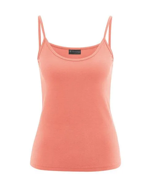 HempAge HempAge Trägertop Hanf/Biobaumwolle, Peach (orange), – Produktbild 1 von 4