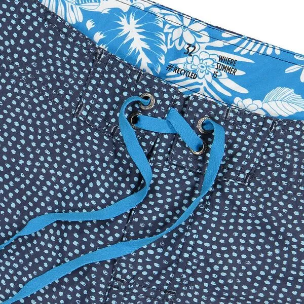Panareha Panareha Badeshorts GOLORITZE RPET, Marine & hellblau, – Produktbild 2 von 4