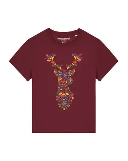 watapparel watapparel T-Shirt Frauen Floral Deer – Produktbild 1 von 1