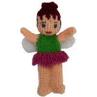 El Puente El Puente Gestrickte Fingerpuppe "Elfe" | Fair Trade & Handmade aus Peru – Produktbild 1 von 1