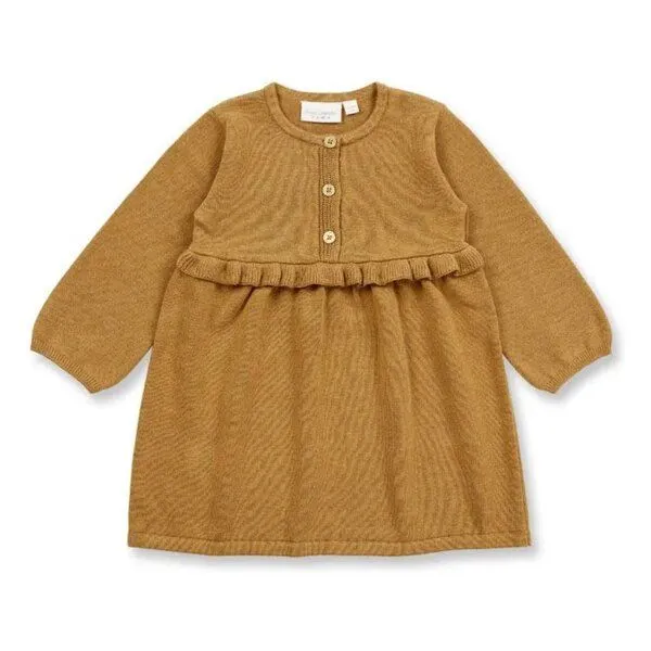 Sense Organics sense-organics Kinder-Strickkleid Flora von Sense Organics GOTS – Produktbild 2 von 4