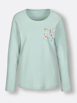 wäschepur Schlafanzug-Shirt kalkmint – Produktbild 1 von 1