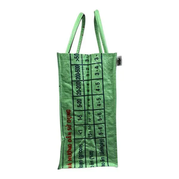 Beadbags Beadbags Einkaufstasche Ri94 recycelter Reissack, Hellgrün, – Produktbild 3 von 4