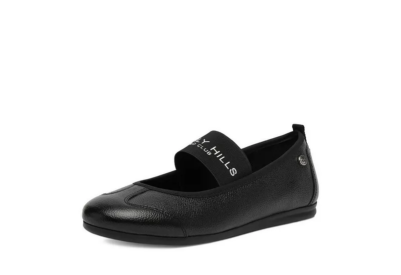 BEVERLY HILLS POLO CLUB Damen-Ballerinas, Schwarz Ballerina, Schwarz, – Produktbild 3 von 4