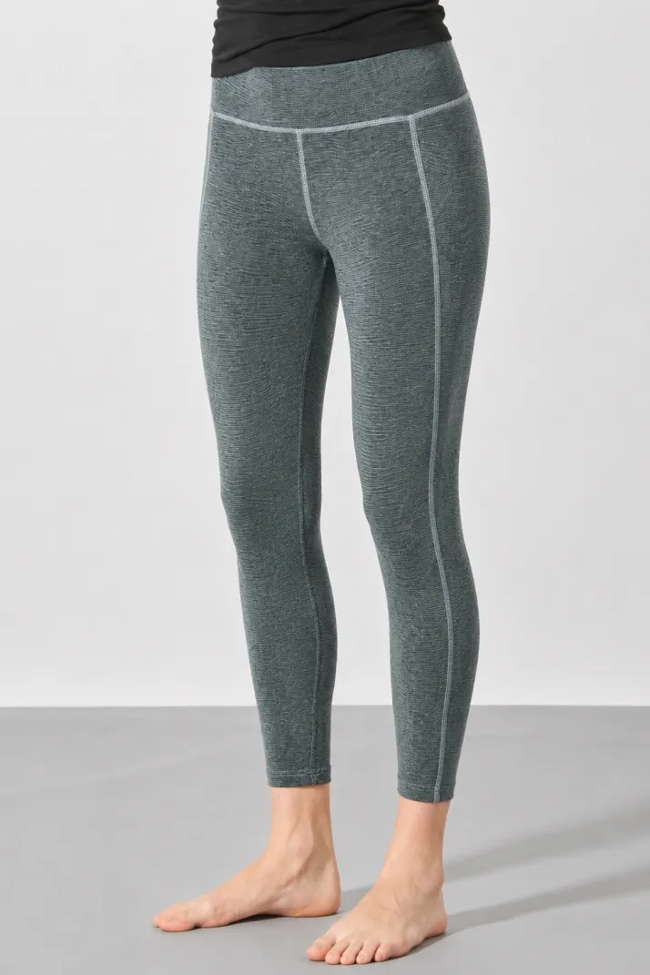 HempAge Hempage Damen vegan Yoga Leggings Melange Titanium, Grau, – Produktbild 2 von 2