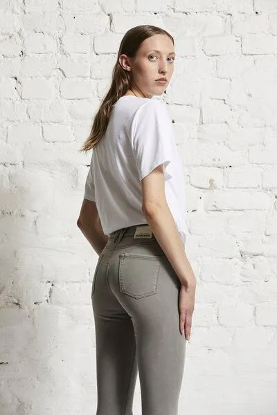 Wunderwerk Wunderwerk Damen Hose, elastisch, "Josy high flex", Grau (ash grey), – Produktbild 1 von 3