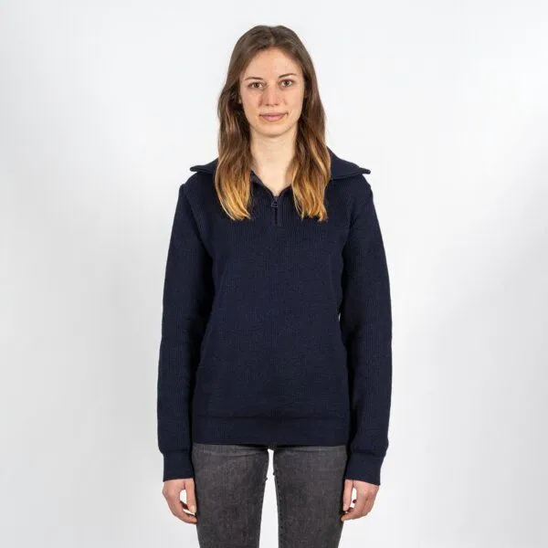 LANGBRETT LANGBRETT troyer | schurwolle | unisex, Dunkelblau (blau), – Produktbild 2 von 3