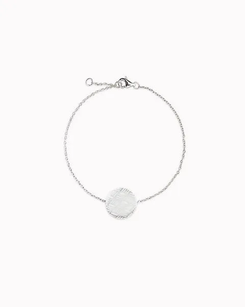 lille mus lille mus Porzellan-Armband 'Knoten' SILBER, Weiß, – Produktbild 1 von 2