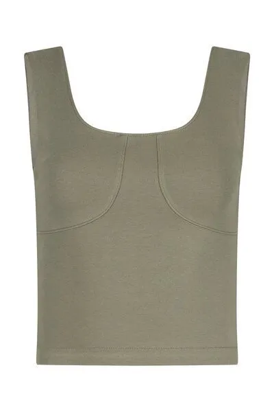 Urban Goddess Urban Goddess Ansuya Yoga Crop Top, Smokey quartz (grau), – Produktbild 4 von 4