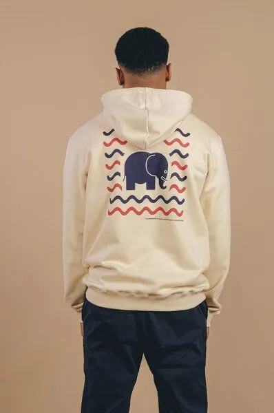 Trendsplant Trendsplant Explanada Organic Hoodie Ivory, Beige, – Produktbild 4 von 4