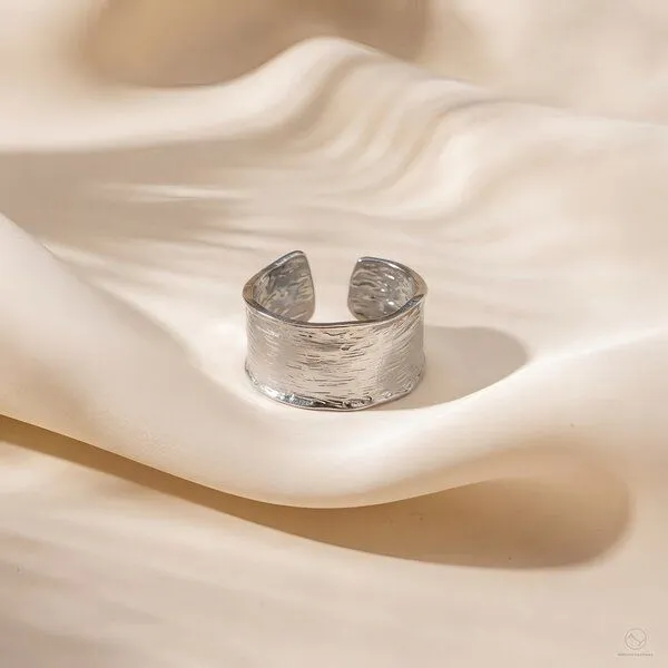 ELEKTROPULLI Elektropulli Open Structure Ring, Silber, – Produktbild 2 von 4