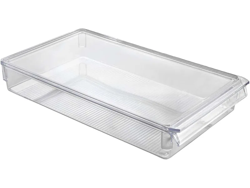 Metaltex Metaltex Kühlschrank Organizer "Frigo", groß mit Deckel 21 x 37 x 5 cm – Produktbild 2 von 3