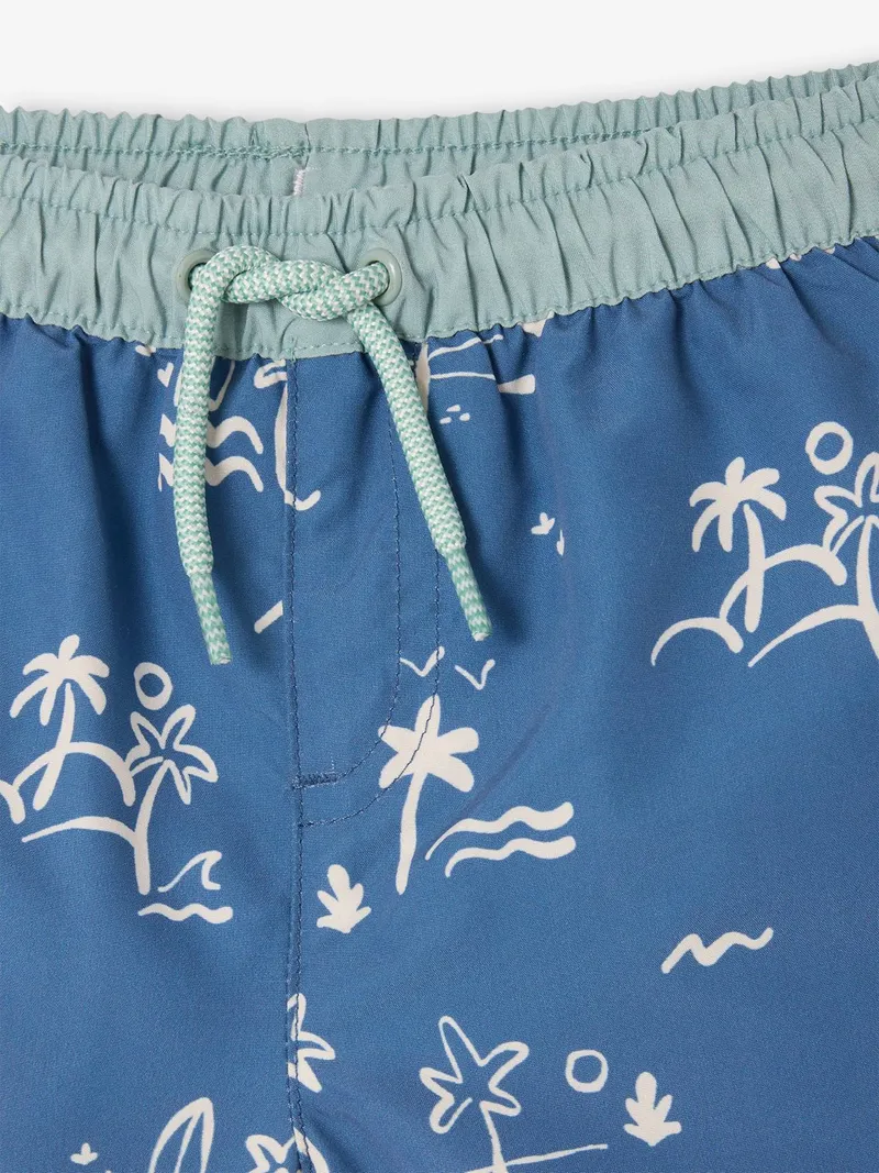 Vertbaudet Baby Badeshorts SUMMER CLUB -, Indigo-blau, – Produktbild 4 von 4