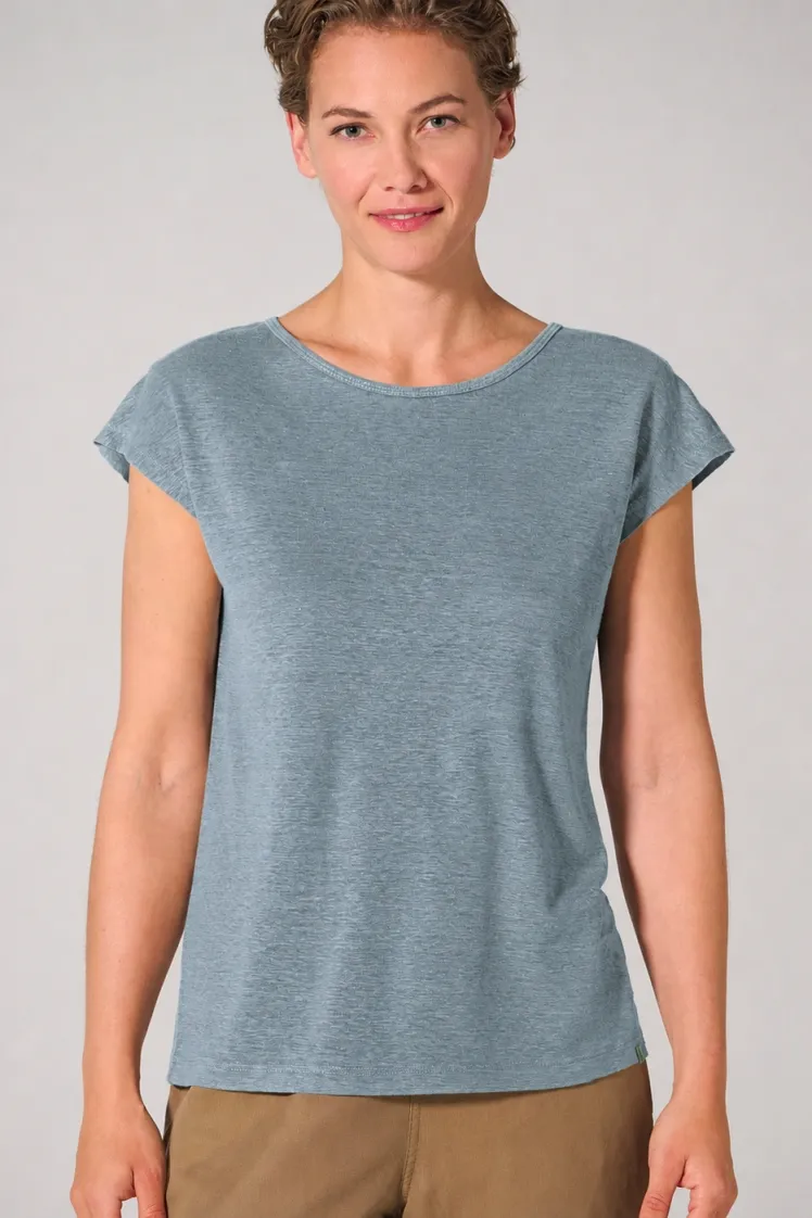 HempAge Hempage Damen vegan T-Shirt Regular Fit Titanium, Grau, – Produktbild 2 von 2