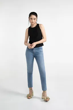 Lovjoi LOVJOI Damen vegan Jeans Pauleena Authentic Blau – Produktbild 1 von 1