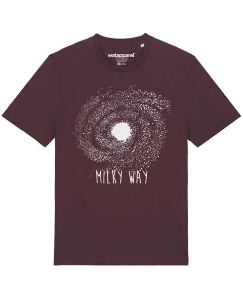 watapparel watapparel T-Shirt Unisex Milky way, Red brown, – Produktbild 1 von 3