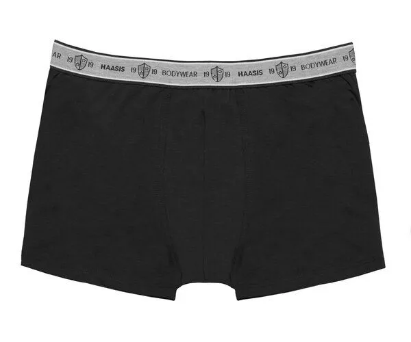 Haasis Bodywear Haasis Bodywear Herren Pants 3er Pack ohne Eingriff, Single Jersey,, Schwarz, – Produktbild 3 von 4