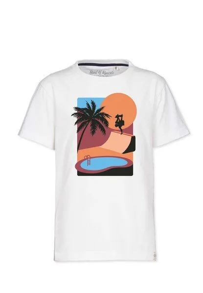 Band of Rascals Band of Rascals Silhouette T-Shirt, White, – Produktbild 2 von 4