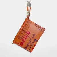 REFISHED fair fashion REFISHED fair fashion Täschchen 'BAG-IN-BAG' (XL) - upcycelte Fischfuttersäcke, #fish orange, – Produktbild 1 von 1