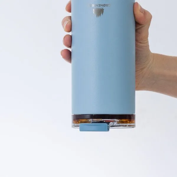 GROENENBERG GROENENBERG Thermobecher 473ml 100% Auslaufsicher Hält mind. 4 h warm, Sky, – Produktbild 3 von 3