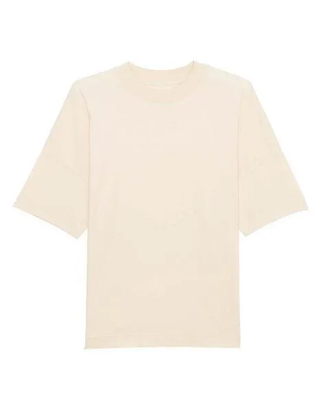 YTWOO YTWOO Oversize T-Shirt für Sie und Ihn aus Bio-Baumwolle, Natural, – Produktbild 3 von 3