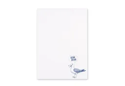 Bow & Hummingbird Bow & Hummingbird Maritimer Notizblock "Denk dran" Möwe aus Recyclingpapier – Produktbild 1 von 1