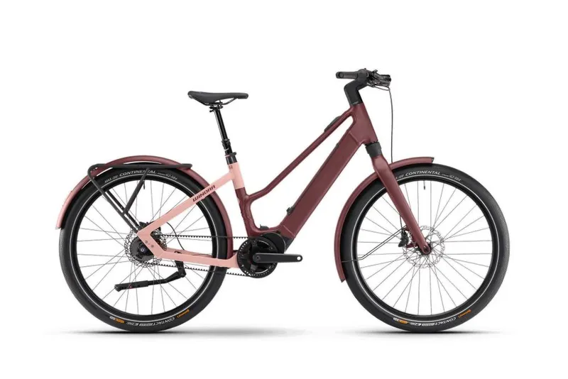 Winora Winora iRide Pure R5f MID i400Wh 5-G Nexus 24 Wi BSXM red velvet/rose tan matt Rh L – Produktbild 1 von 1