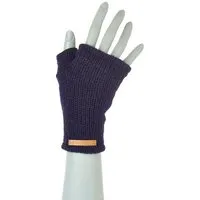 short'n'pietz short'n'pietz Handstulpen aus Schurwolle für Kinder, handgestrickt, Dunkelblau, – Produktbild 1 von 1