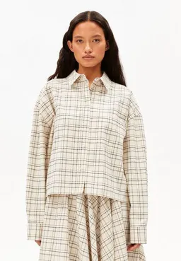 ARMEDANGELS ARMEDANGELS CHECK BOXY Damen Bluse aus Bio-Baumwolle – Produktbild 1 von 1