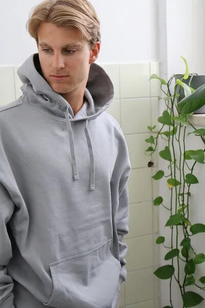 Kultgut Kultgut Biofair- SPORT ESSENTIALS HOODIE - Ultraweich / For all Day, Grau (stone), – Produktbild 4 von 4