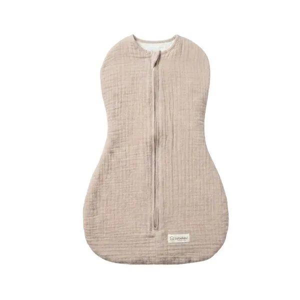 Bebekevi Bebekevi Schlafsack Musselin Kokon Puckschlafsack für Neugeborene (2,5 bis 4 kg) | Geschlossene Ärmel | Neu, Indigo, – Produktbild 2 von 3