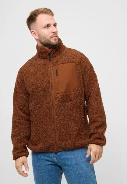 derbe derbe Fleecejacke „Kuschelbypocket“, Caramel cafè, – Produktbild 1 von 4