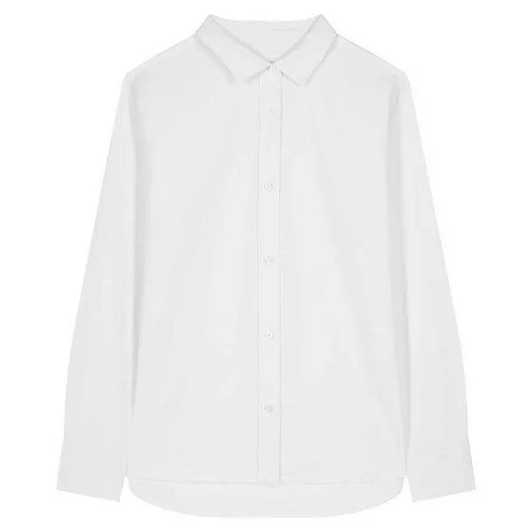 YTWOO YTWOO Damen-Oxford-Hemd aus Bio-Baumwolle, Weiß, – Produktbild 1 von 3