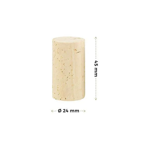 Kork-Deko Kork-Deko 250 sterile Weinkorken | Naturkorken Qualitätsstufe: "super" | 45 x 24 mm – Produktbild 4 von 4