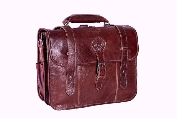 Alpenleder Alpenleder Messenger Bag BROOKS, Brandy, – Produktbild 3 von 4