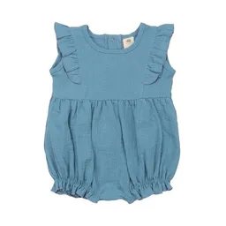 Walkiddy Baby Bodykleid GOTS zertifiziert – Blau, ärmellos, weich & bequem | von Walkiddy – Produktbild 1 von 1