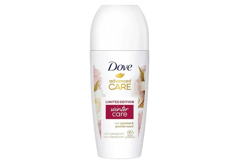 DOVE / UNILEVER Deo-Roller 6x 50ml Dove Advanced Care Anti Transpirant Deo Roll-On Winter Care, 1-tlg., Limited Edition I Roll-On Deodorant mit Skin Hydration Technology – Produktbild 2 von 4