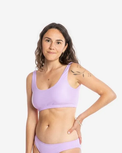 MATONA Matona Bikinioberteil | Bikini Surf Top | aus Econyl, Lilac, – Produktbild 1 von 3
