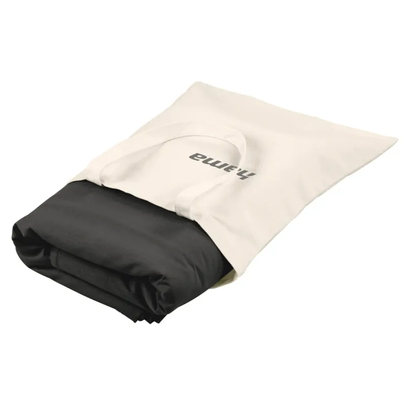 Hama Hama Fotostudio-Hintergrund, Stoff, 2,95 x 6 m, Schwarz, – Produktbild 4 von 5