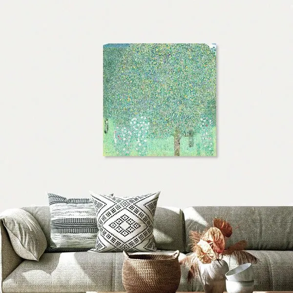 Photocircle Photocircle Poster / Leinwandbild - Gustav Klimt: Rosen unter Bäumen – Produktbild 4 von 4