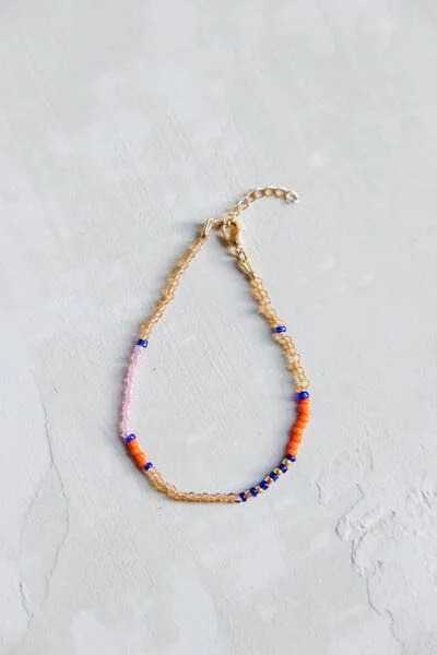 Jyoti - Fair Works Jyoti - Fair Works Perlenarmband Khidki Bunt, Bunt, – Produktbild 2 von 2