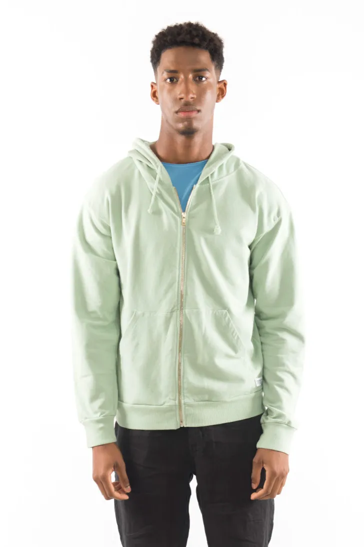 RAVENS VIEW IBIZA RAVENS VIEW IBIZA Herren vegan Hoodie Zip Ibiza Light Aloe Grün, Hellgrün, – Produktbild 2 von 2