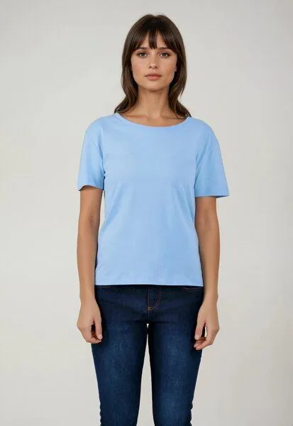 TORLAND TORLAND Damen T-Shirt SERENA, Blau (blue soul), – Produktbild 2 von 2