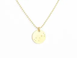 renna deluxe renna deluxe Sternzeichen Kette Gold – Produktbild 1 von 1