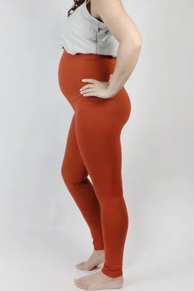 Frija Omina Frija Omina Bio Leggings Mama, Rost orange, – Produktbild 1 von 3