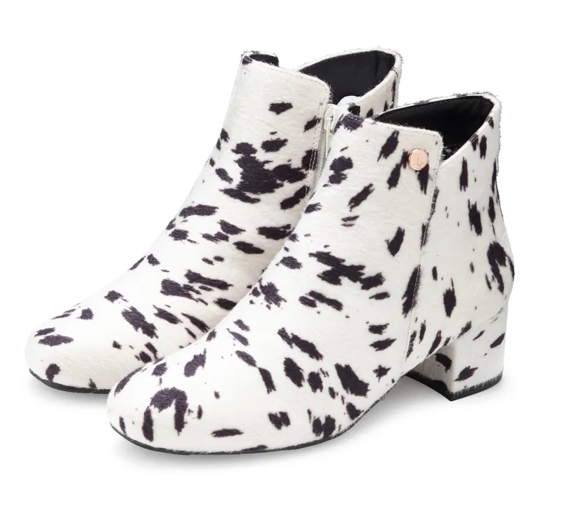 Lascana Stiefelette, Schwarz/weiß, – Produktbild 2 von 3
