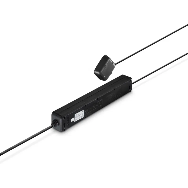 Hama Hama Steckdosenleiste mit Fußschalter, 6-fach, Schwarz, – Produktbild 2 von 4