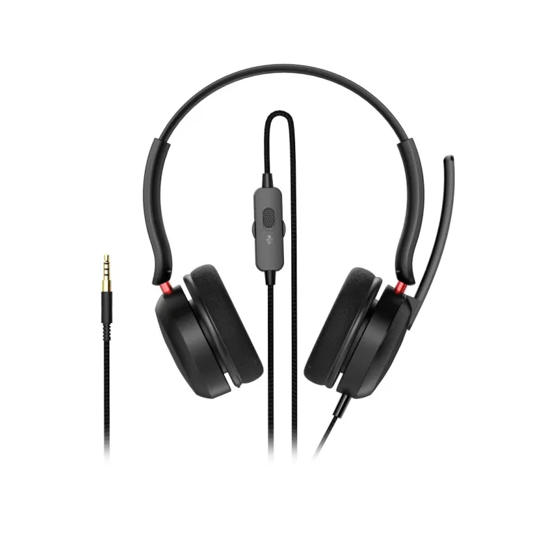 Hama Hama "Office-Headset ""CHS-200"" für PC, Business-Kopfhörer mit Kabel und Mikrofon (00139941)" – Produktbild 4 von 6